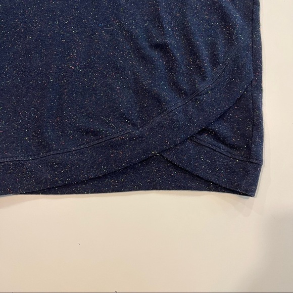 speckled Sweatshirt w/ Tulip Cut on Front - Picture 2 of 6